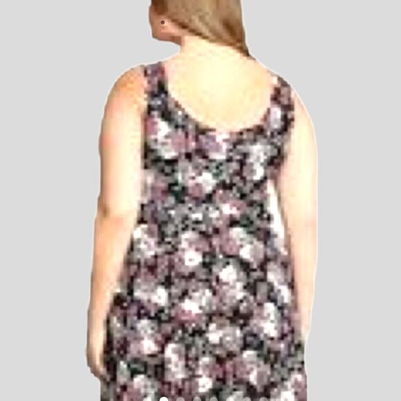 TORRID Plus Size Women's Rose/ Skull Skater Midi dress 2X - Picture 13 of 16